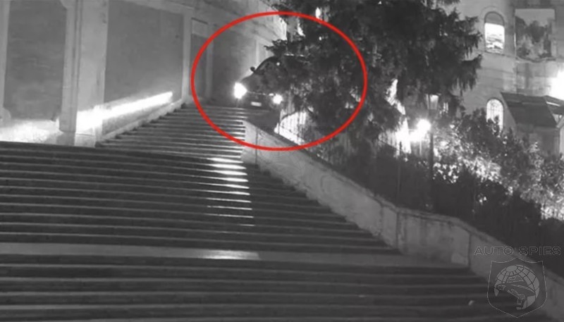WATCH: Italian Police Arrest Man After He Drove His Maserati Down Rome's Famed Spanish Steps